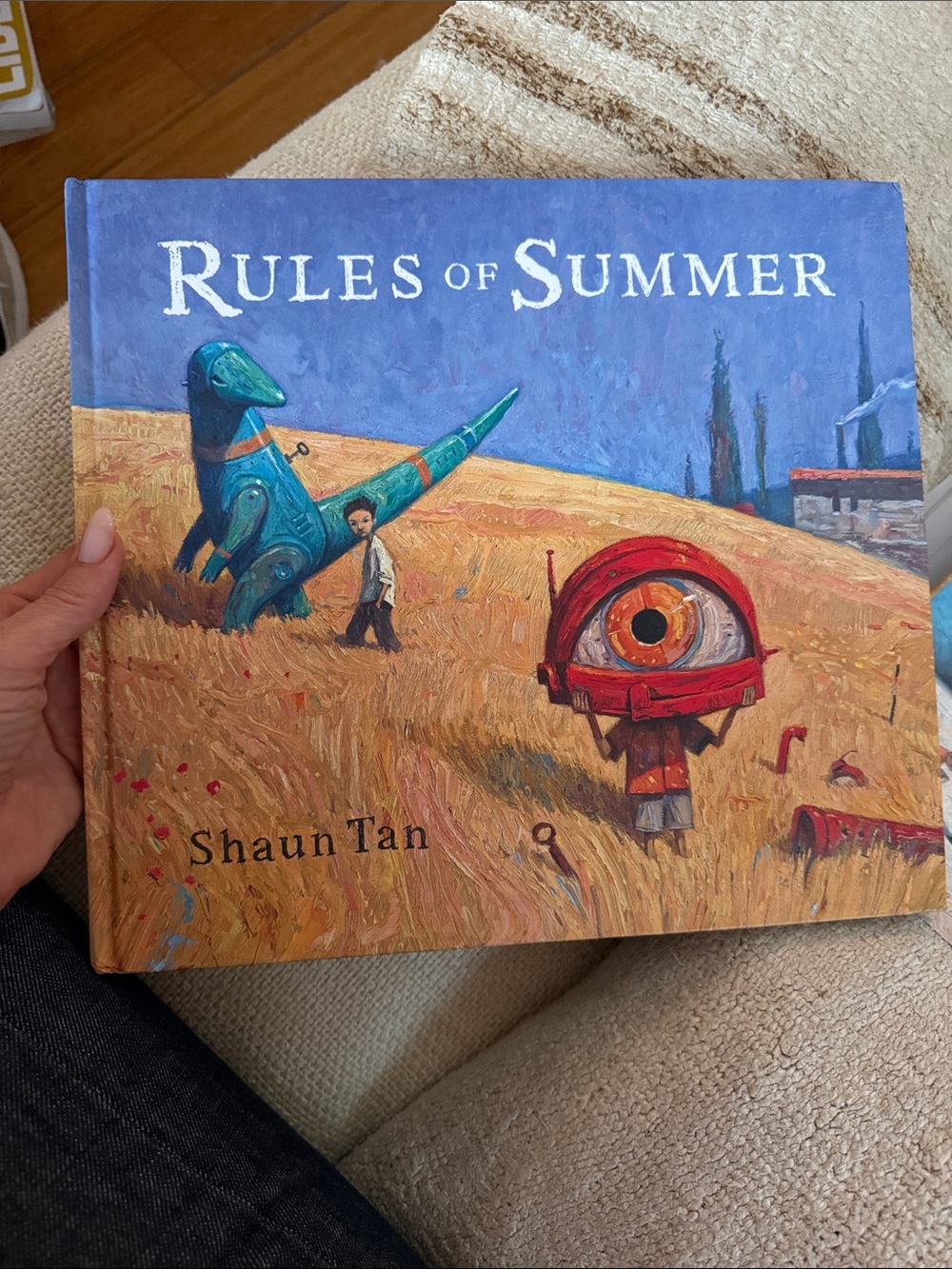 Rules of Summer by Shaun Tan - Illustrated Hardcover (Blue/Gold/Red)